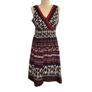 Sleeveless fit flare dress